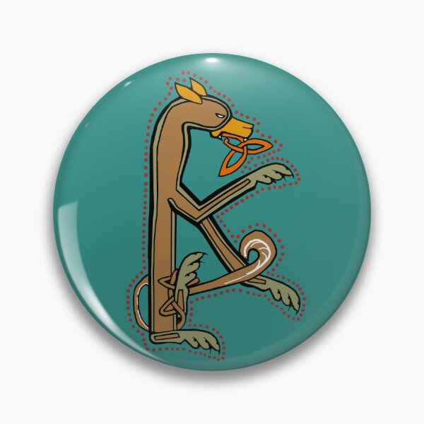 Item preview, Celtic Hound Letter K designed and sold by Donnahuntriss.