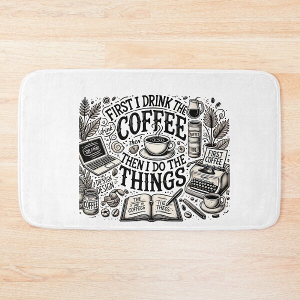 Item preview, FIRST I DRINK COFFE THEN I DO THINGS,lovers tshirt designed and sold by idizayilstore.
