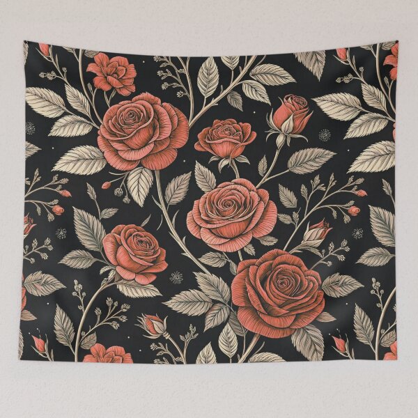 Item preview, Vintage Rosebush designed and sold by AOCollections.