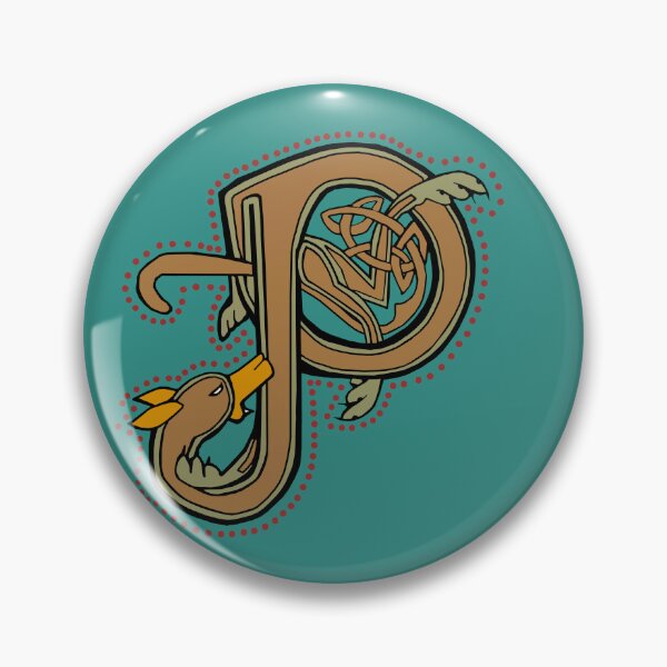 Item preview, Celtic Hound Letter P designed and sold by Donnahuntriss.