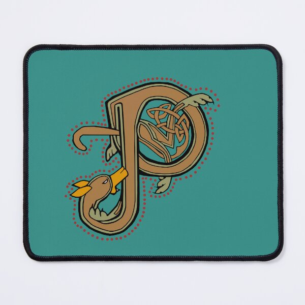 Item preview, Celtic Hound Letter P designed and sold by Donnahuntriss.
