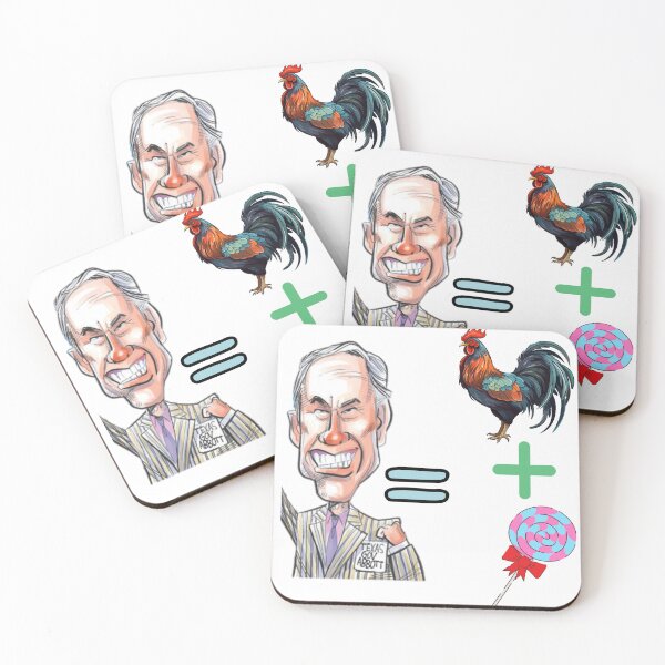 Item preview, Gov. Abbott is a rooster lollipop  designed and sold by metalheadmom.