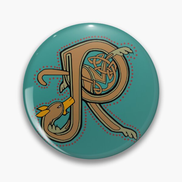 Item preview, Celtic Hound Letter R designed and sold by Donnahuntriss.
