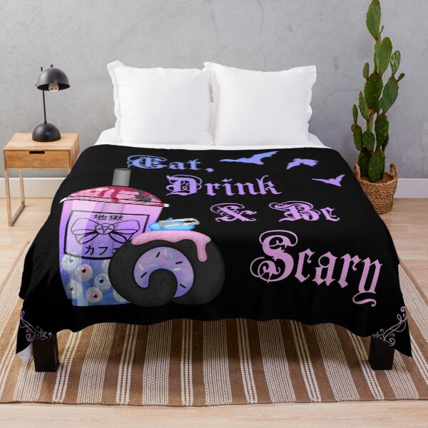 Item preview, Eat, Drink & Be Scary (pastel goth) designed and sold by Miss Lunaria.