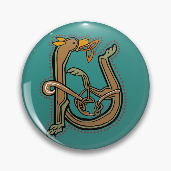Item preview, Celtic Hound Letter U designed and sold by Donnahuntriss.