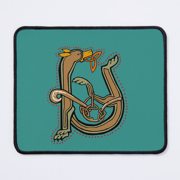 Item preview, Celtic Hound Letter U designed and sold by Donnahuntriss.