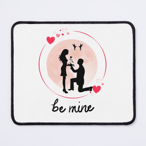 Item preview, Be Mine - Man Down on One Knee Design designed and sold by wenzler.