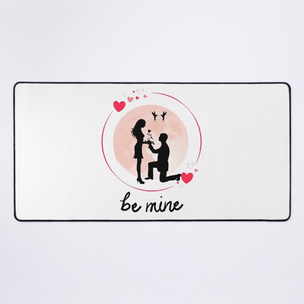 Item preview, Be Mine - Man Down on One Knee Design designed and sold by wenzler.