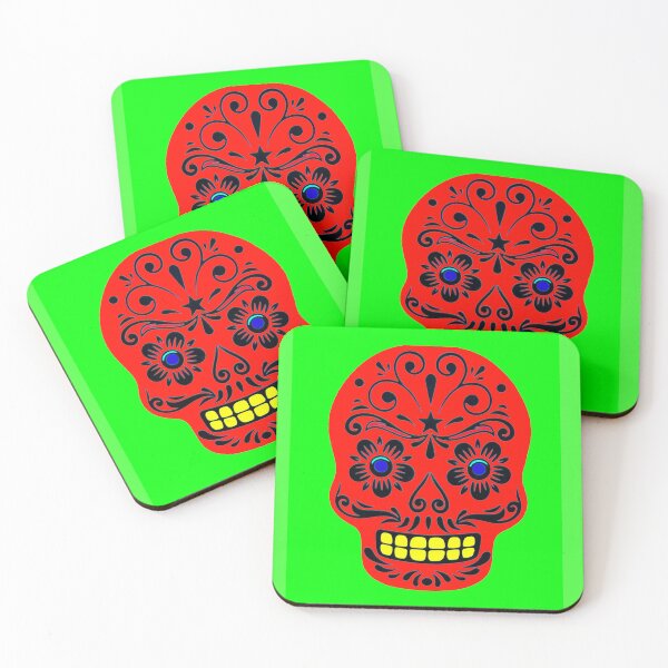 Item preview, Hot Cinnamon Sugar Skull designed and sold by DragonBladder.