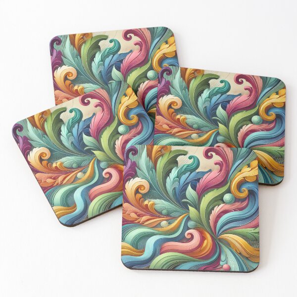 Item preview, Nature-Inspired Vibrant Abstract Design designed and sold by Zeeshankhan1345.