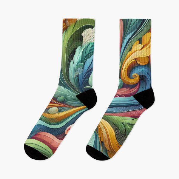 Item preview, Nature-Inspired Vibrant Abstract Design designed and sold by Zeeshankhan1345.