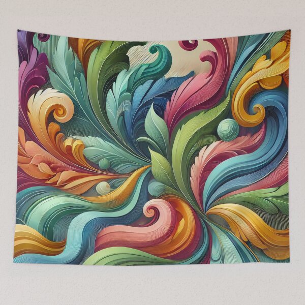 Item preview, Nature-Inspired Vibrant Abstract Design designed and sold by Zeeshankhan1345.
