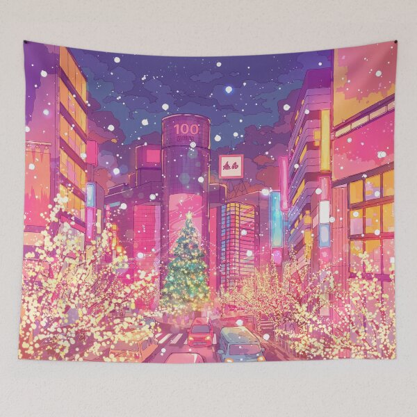 Item preview, Tokyo Christmas Glow designed and sold by AnGoArt.