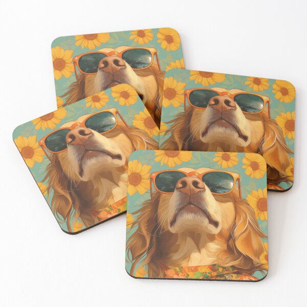 Item preview, Golden Retriever Chillin in Shades designed and sold by Tytalic.
