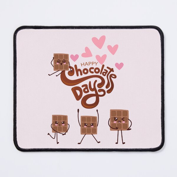 Item preview, Valentine's Day, Happy Chocolate Day with hearts and cute little chocolates Stickers and more designed and sold by CRandRRstickers.