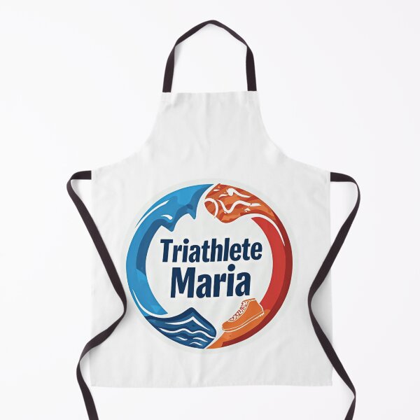 Item preview, Dynamic Triathlete María - Swim, Bike, Run designed and sold by Triathlongram.