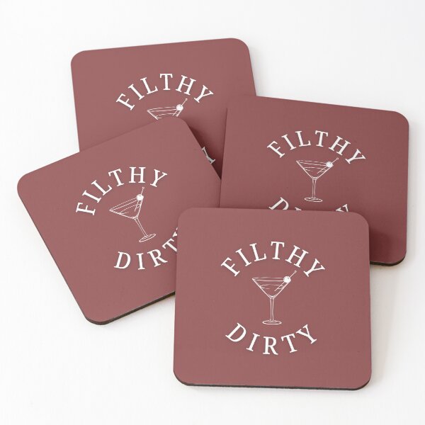 Artikelvorschau, Filthy Dirty Martini weißer Schriftzug Hauptattraktion entworfen und verkauft von MoodyGoodsStudio.