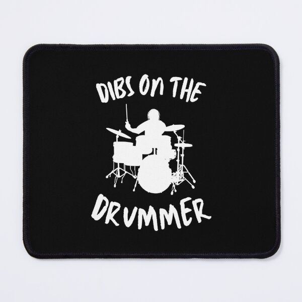 Item preview, Dibs on The Drummer Musical Instrument Drum Lover Musician Band Events designed and sold by MouDantArts.