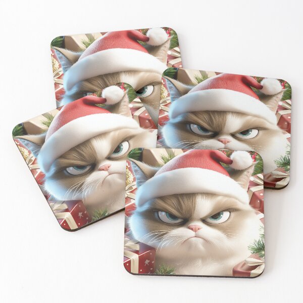 Item preview, The Grumpiest Christmas Cat designed and sold by silp159.