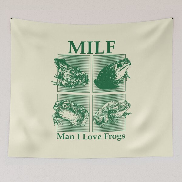 Item preview, Milf - Man I Love Frogs designed and sold by sachpica.