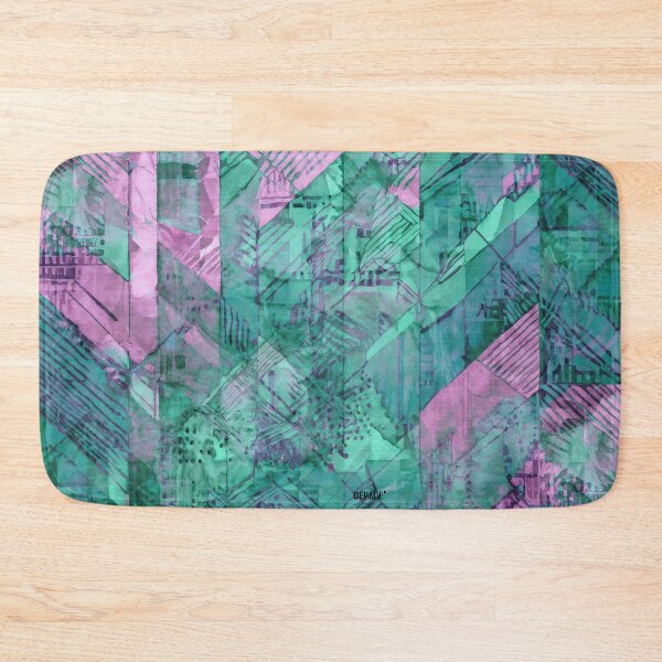 Item preview, Print of Sea Green and Magenta dripped together - dePace' designed and sold by mrpropcake.