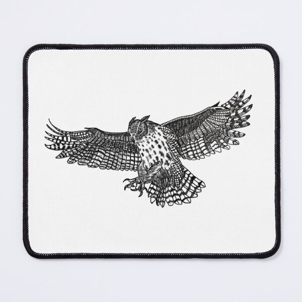 Item preview, Owl In Flight designed and sold by pinkyjainpan.