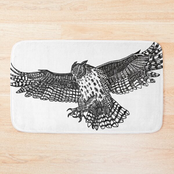 Item preview, Owl In Flight designed and sold by pinkyjainpan.