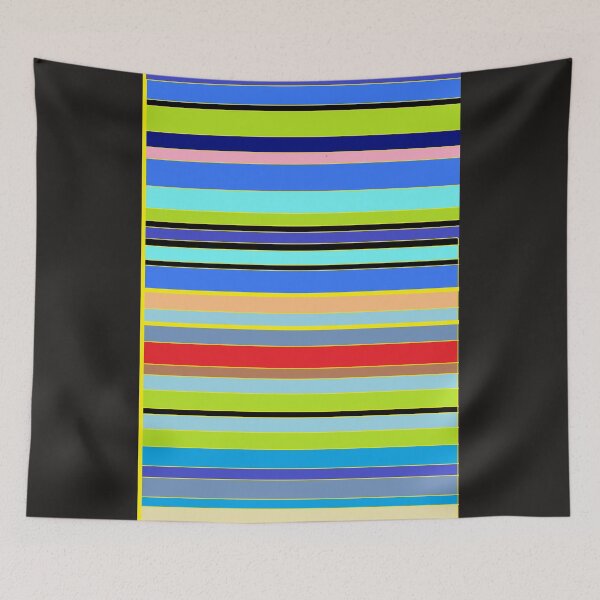 Item preview, Colorful Horizontal Line Abstract Design designed and sold by Zeeshankhan1345.