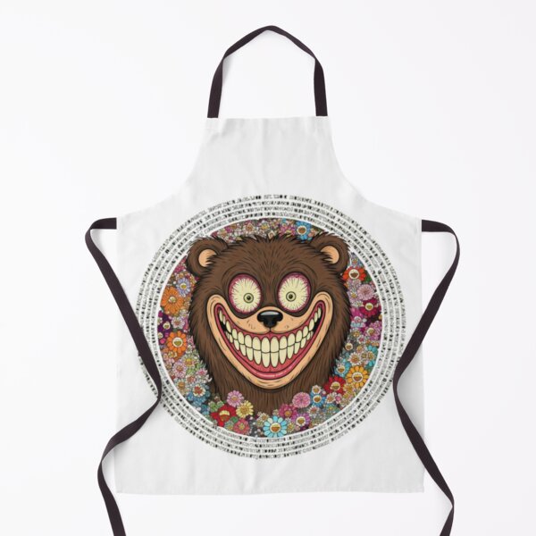 Item preview, Psychedelic Bear with Flowery Surroundings designed and sold by oceanisea.