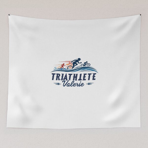 Item preview, Dynamic Triathlete Valerie - Swim, Bike, Run designed and sold by Triathlongram.
