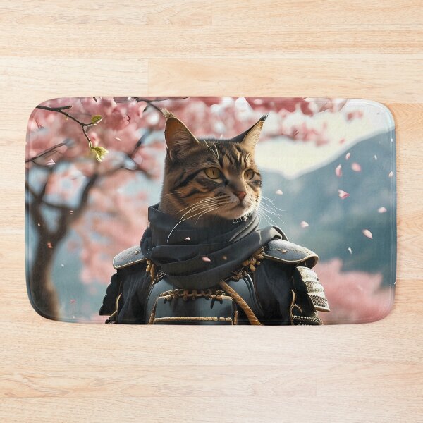 Artikelvorschau, Anthropomorphe Samurai-Katze entworfen und verkauft von WalterGomes.