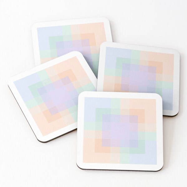 Item preview, Soft Abstraction: Pastel Rectangles designed and sold by Zeeshankhan1345.