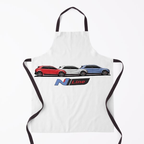 Item preview, Ioniq 5 N line Red White Blue illustration designed and sold by blackdogshop.