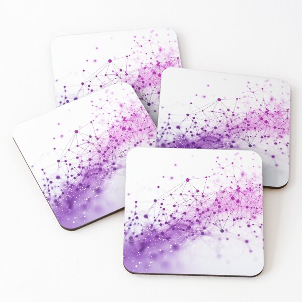 Item preview, Purple Network Map designed and sold by KootenayDesigns.