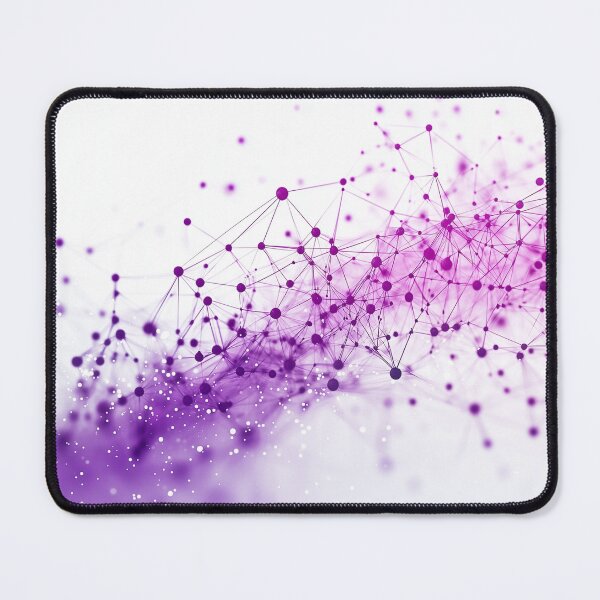 Item preview, Purple Network Map designed and sold by KootenayDesigns.
