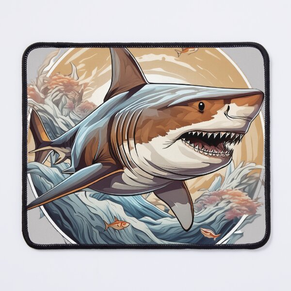 Item preview, Great White Shark Ocean Design designed and sold by BeachBreezyVA.