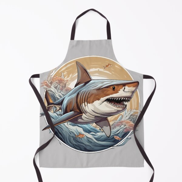 Item preview, Great White Shark Ocean Design designed and sold by BeachBreezyVA.