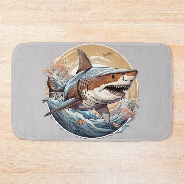 Item preview, Great White Shark Ocean Design designed and sold by BeachBreezyVA.