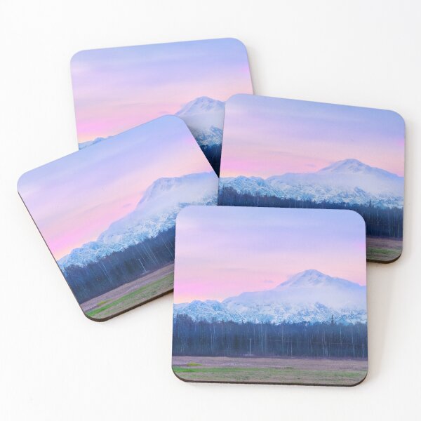 Item preview, ALASKA - USA Mount Denali on a Beautiful Sunset designed and sold by Adam Gormley.