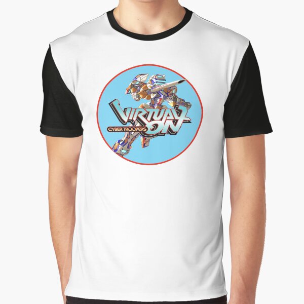 Vista previa del artículo con la obra «Diseño de logotipo de Virtual On Cyber Troopers», diseñado y vendido por SegaReplay.