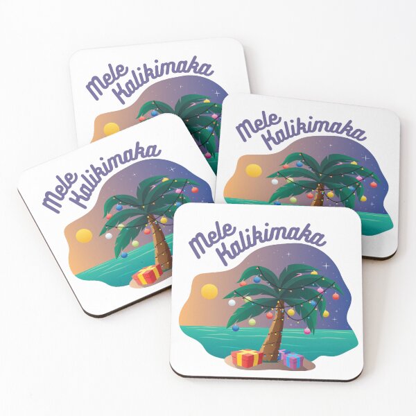 Item preview, Palm Tree Christmas Gift, Hawaiian Christmas Item, Mele Kalikimaka Merry Christmas in Hawaiian, Travel Gift, Perfect for Hawaii Lovers designed and sold by InHisImageGifts.