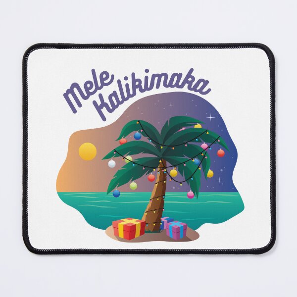Item preview, Palm Tree Christmas Gift, Hawaiian Christmas Item, Mele Kalikimaka Merry Christmas in Hawaiian, Travel Gift, Perfect for Hawaii Lovers designed and sold by InHisImageGifts.