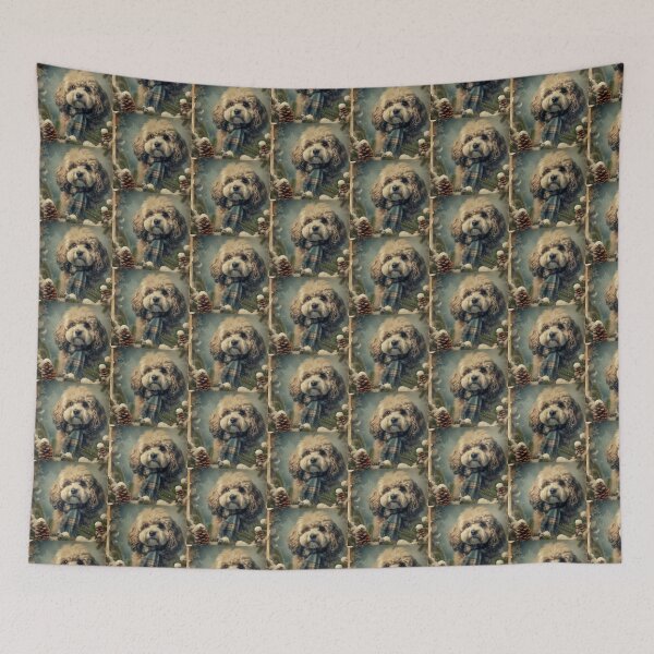 Item preview, white dog designed and sold by Nicholes  Dream Visions.