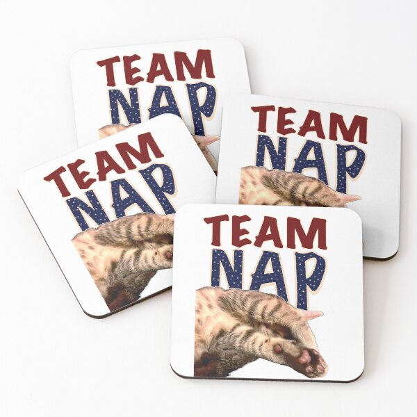 Item preview, Team Nap, sleepy kitten designed and sold by aadventures.