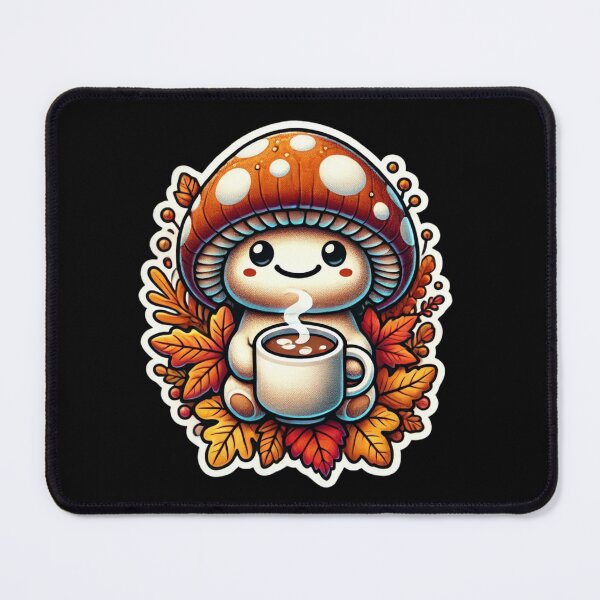 Item preview, Cozy Mushroom with Chocolate designed and sold by pixelpulsenyc.