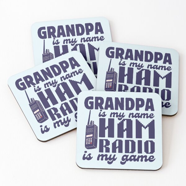 Item preview, Grandpa is my name Ham Radio is my game Ham Radio Operator lover Father's Day designed and sold by MouDantArts.