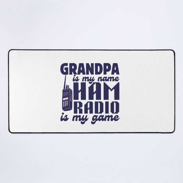 Item preview, Grandpa is my name Ham Radio is my game Ham Radio Operator lover Father's Day designed and sold by MouDantArts.
