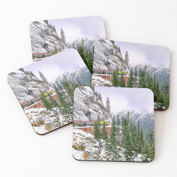Item preview, Skagway White Pass - Alaska Train High Pass Winter designed and sold by Adam Gormley.
