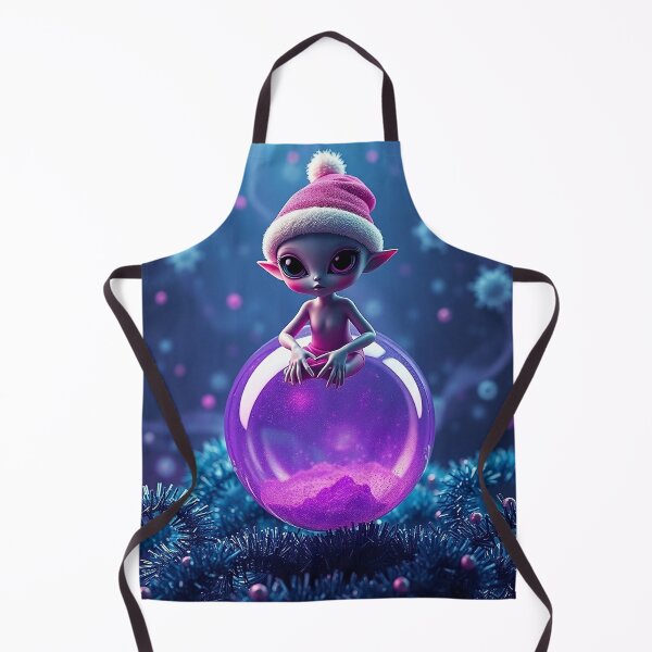 Item preview, Purple Xmas Alien designed and sold by Pebbledrops.
