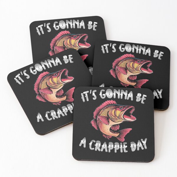 Item preview, It's Gonna Be A Crappie Day  - Angry Crappie Fish  designed and sold by Smix Pixels.